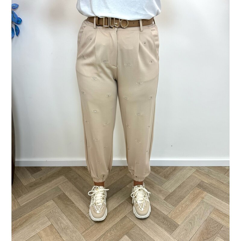 Pants Lungo Jersey Beige Liu Jo 1678