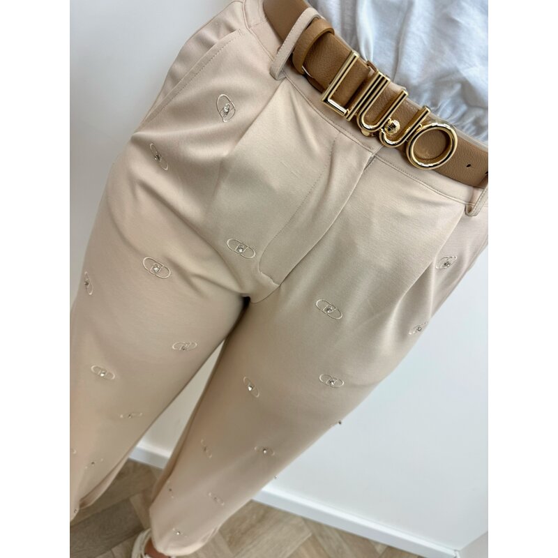 Pants Lungo Jersey Beige Liu Jo 1678