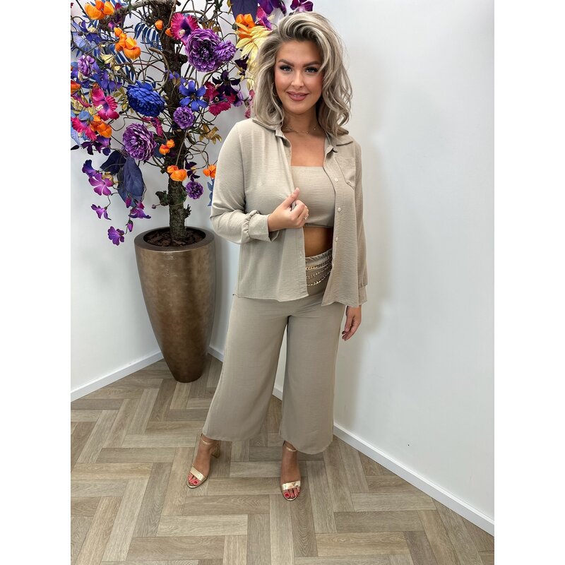 3 Delige Set Emma Taupe