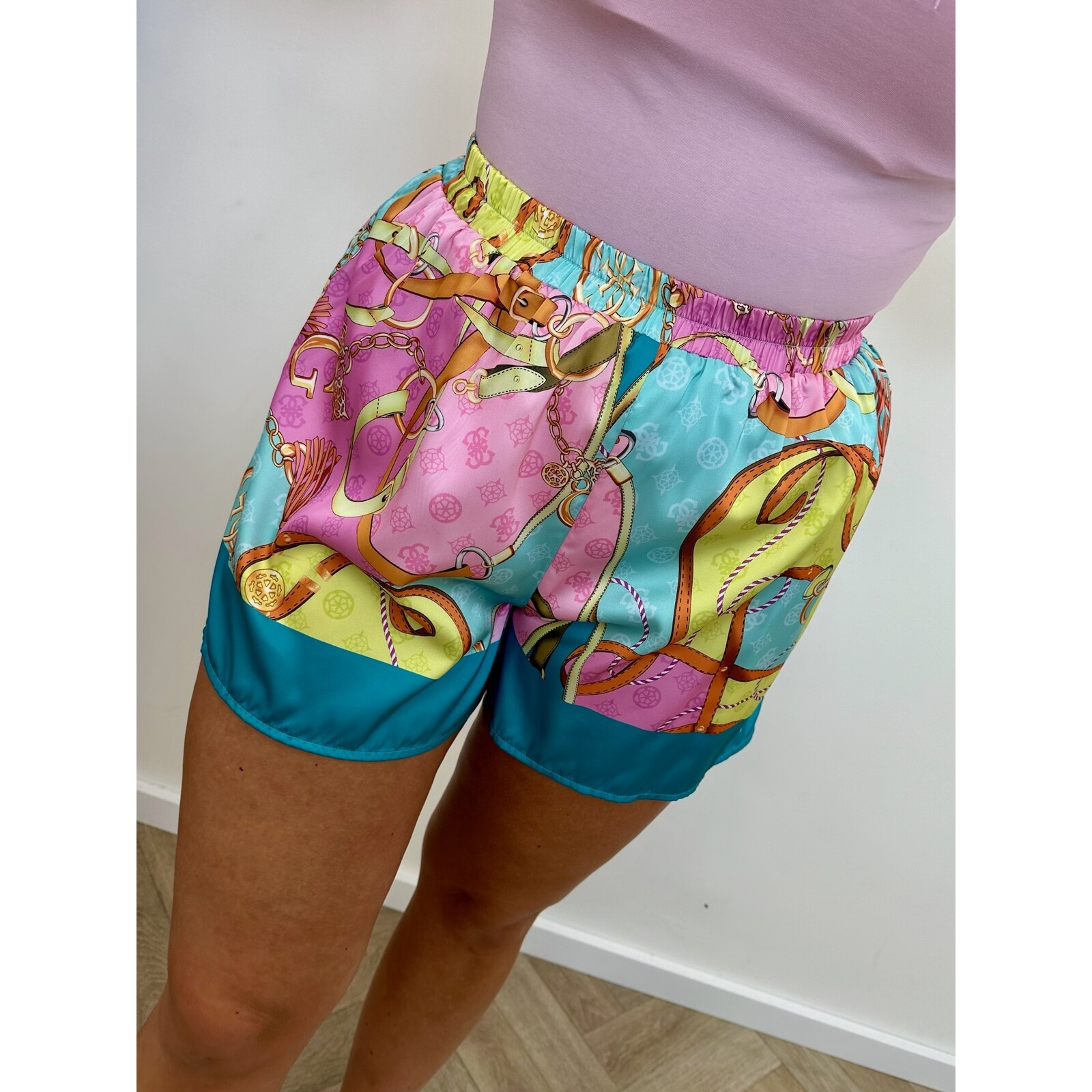 Guess Short print Guess turquoise 435