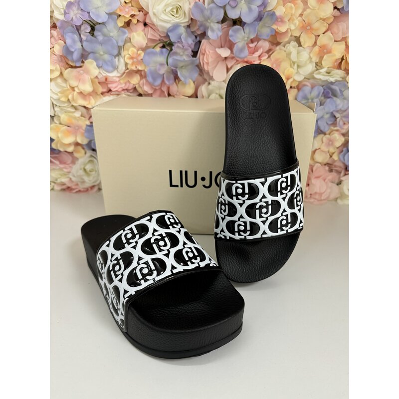 Slippers Mykonos Black Liu Jo 1743