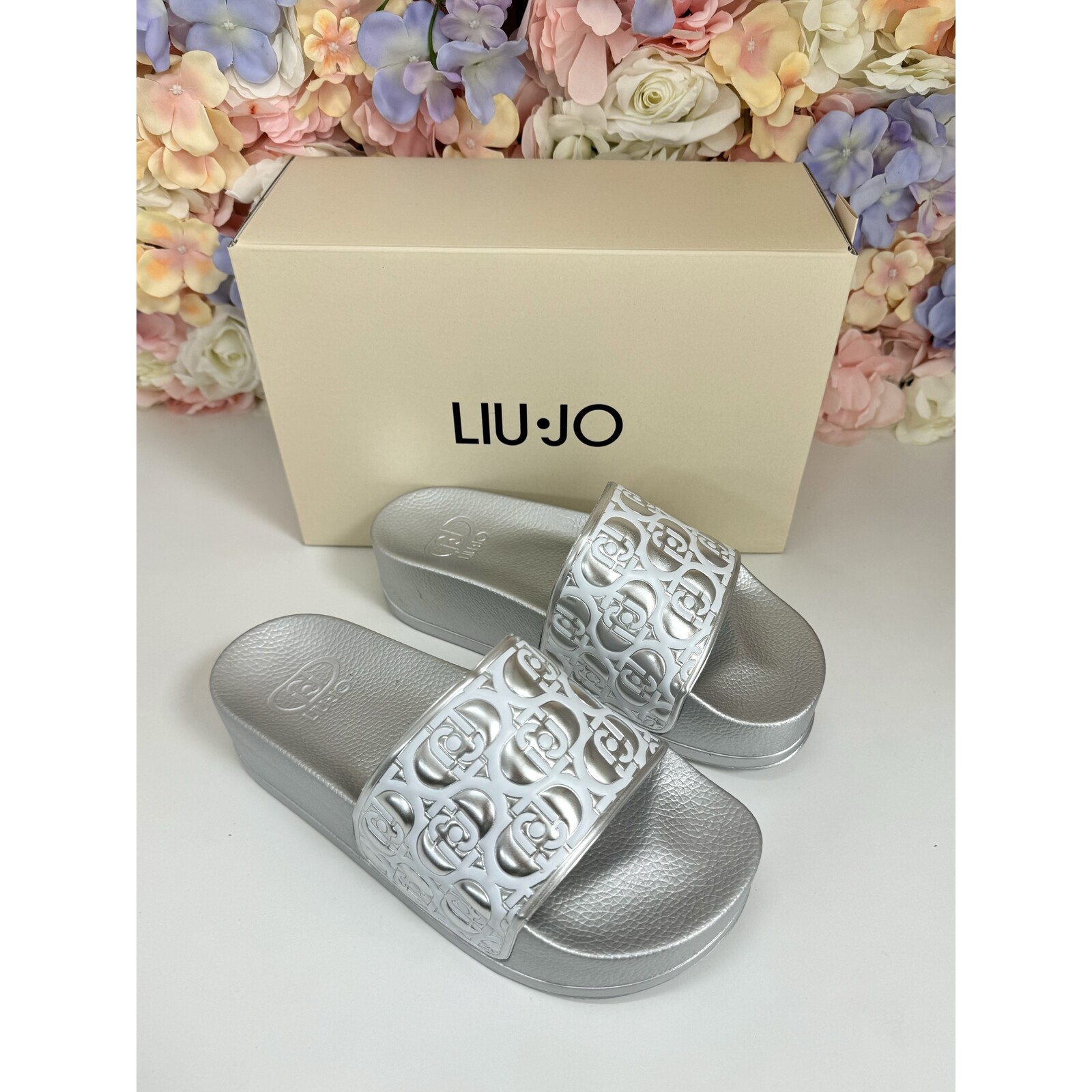 Liu-Jo Slippers Mykonos Silver Liu Jo 1746