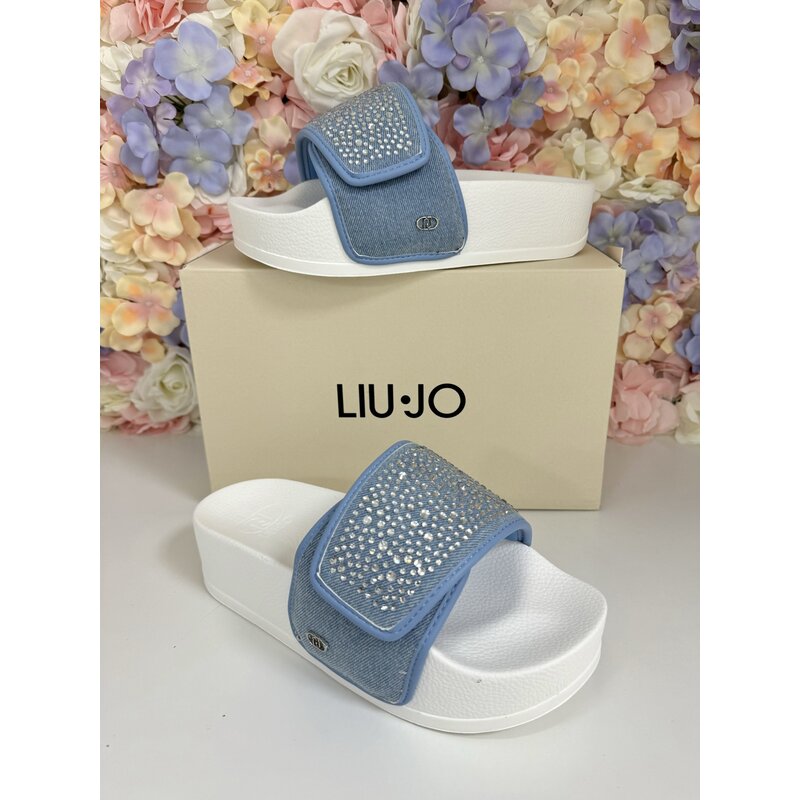 Slippers Mykonos Denim Strass Liu Jo 1744