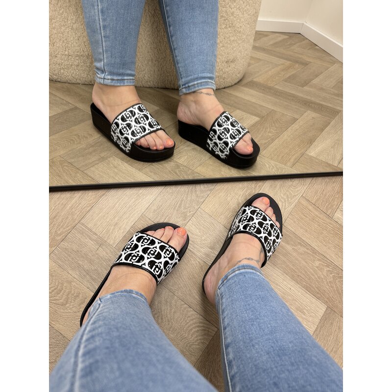 Slippers Mykonos Black Liu Jo 1743