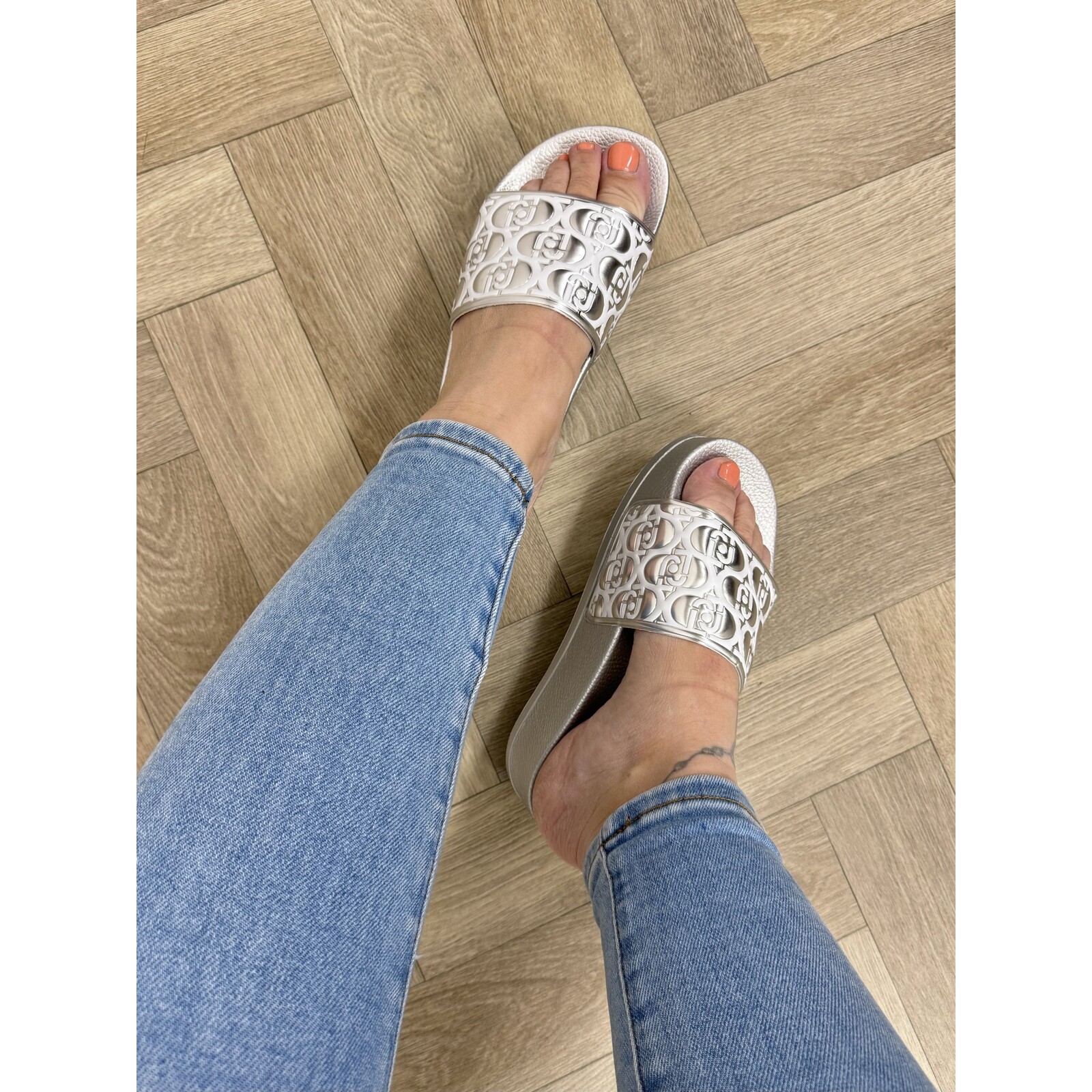 Liu-Jo Slippers Mykonos Silver Liu Jo 1746
