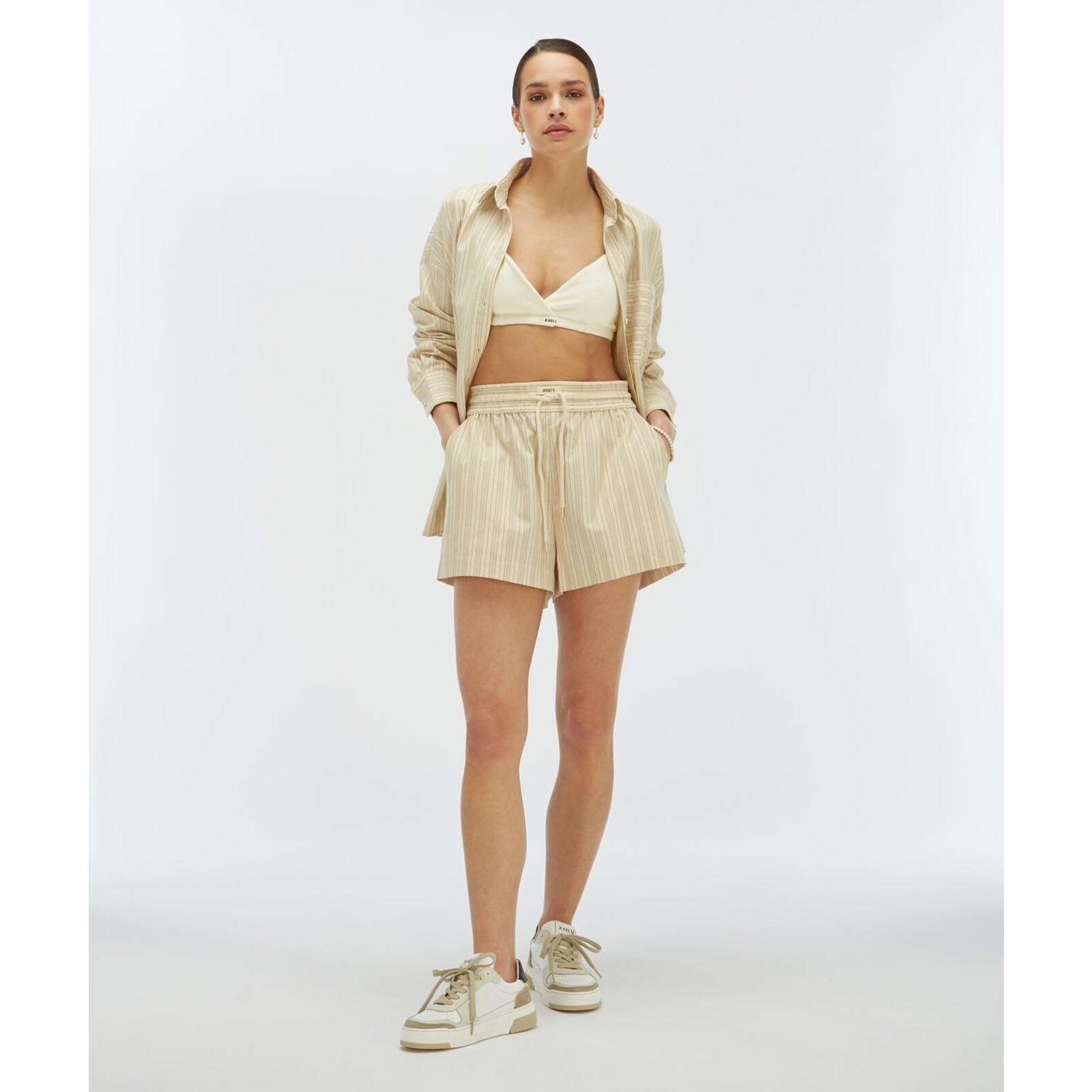 JoshV Blouse  Oversized Lova Light Ecru JoshV