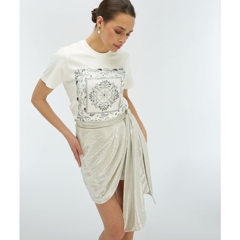 T-shirt Dorie Bandana Off White JoshV