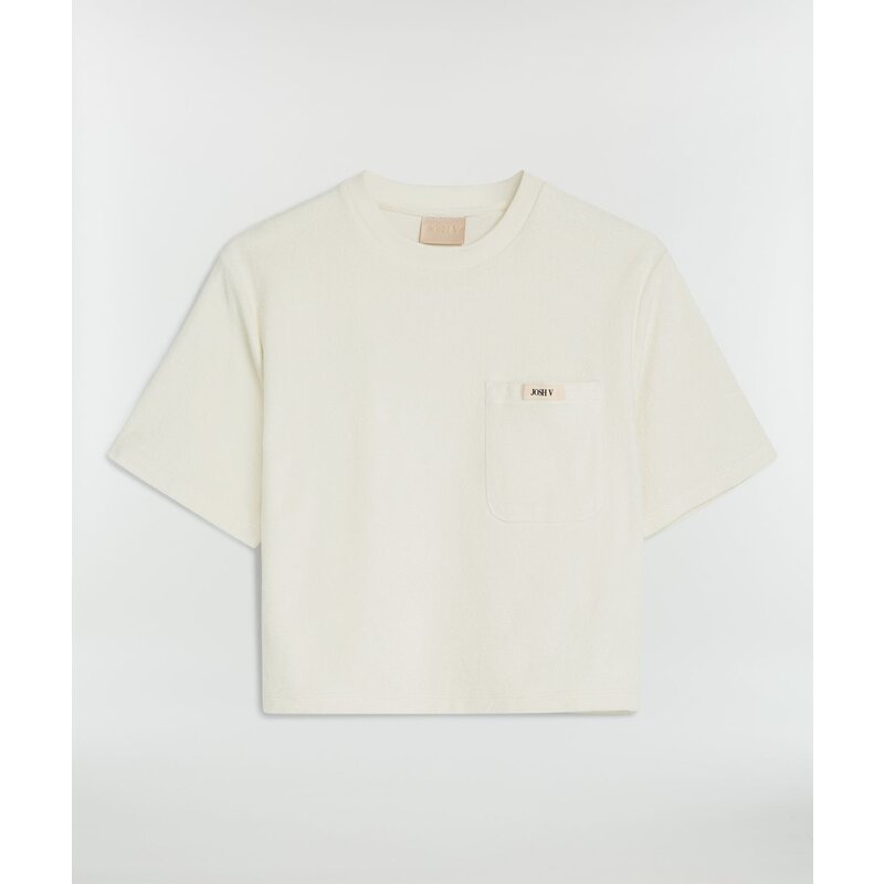 T-shirt Riva Creme White JoshV
