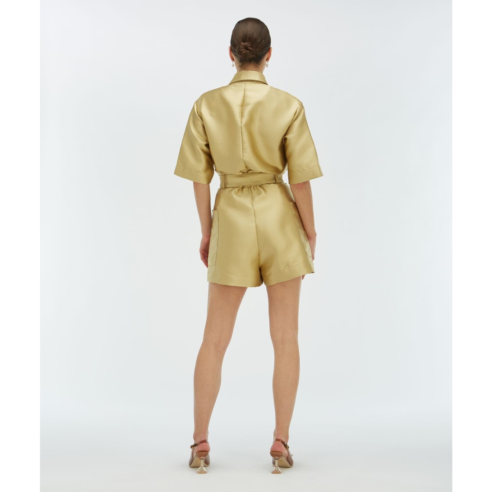 JoshV Playsuit Maxime Dull Gold JoshV