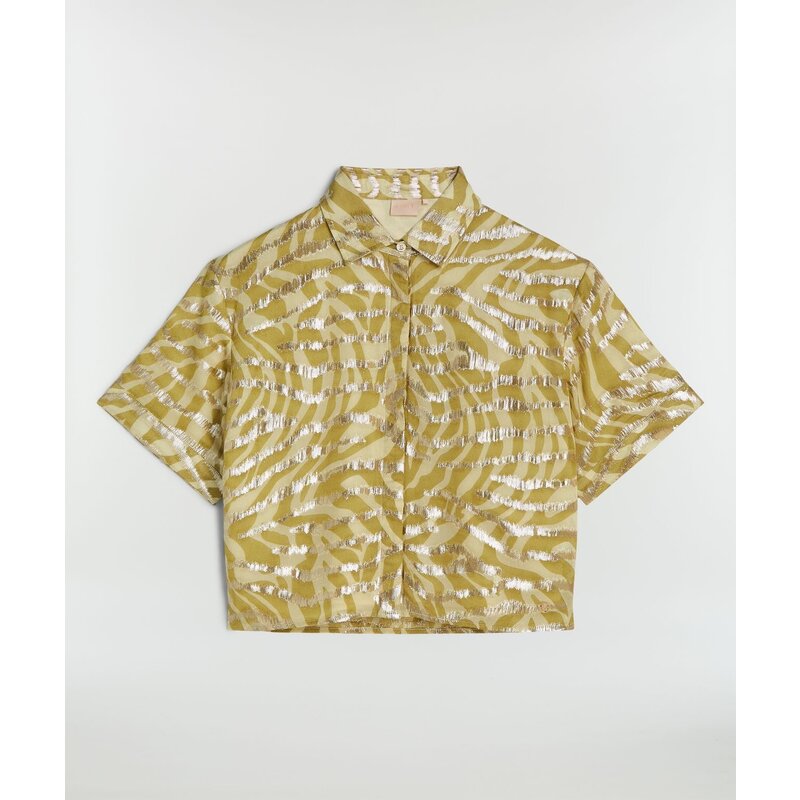 Blouse  Ziya Lurex Gold Green JoshV