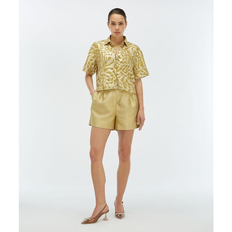 Blouse  Ziya Lurex Gold Green JoshV