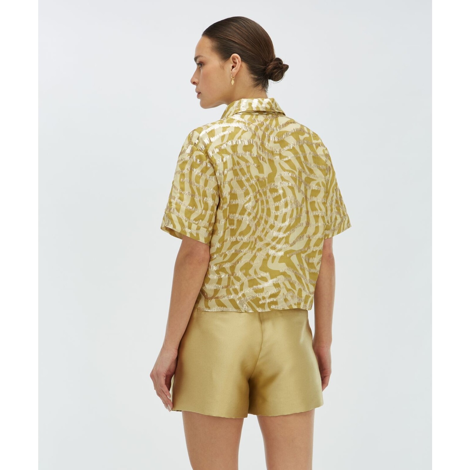 JoshV Blouse  Ziya Lurex Gold Green JoshV