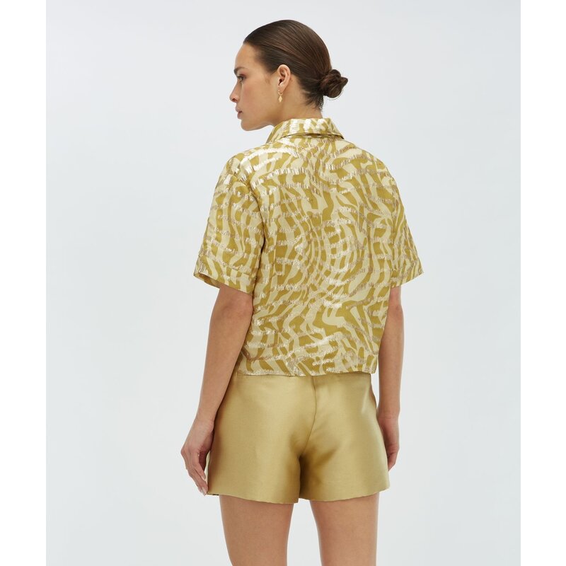 Blouse  Ziya Lurex Gold Green JoshV