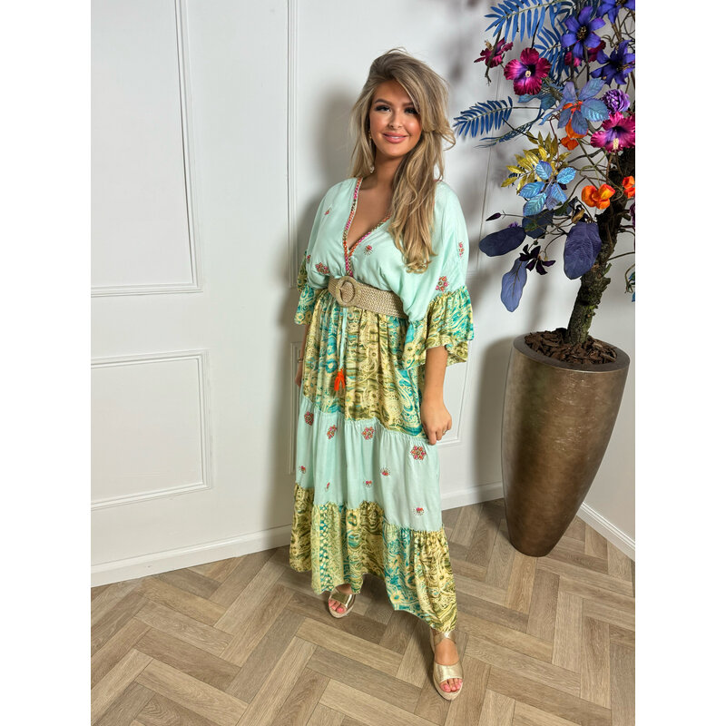 Long dress celina mint