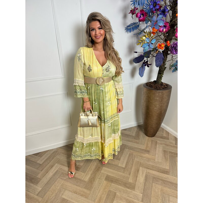Long dress saint Tropez 9053 yellow