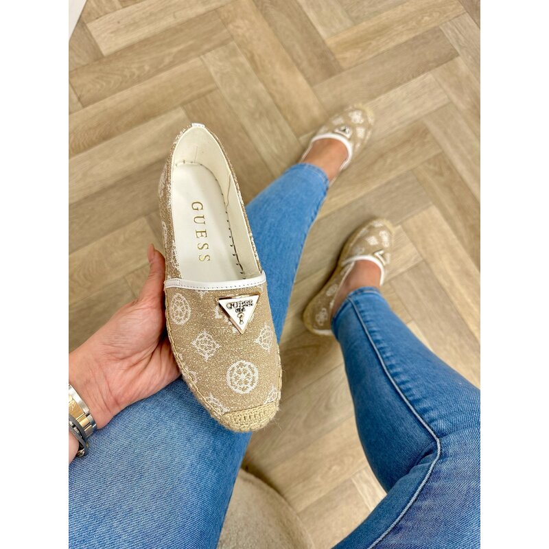 Espadrilles Logo White Guess 531