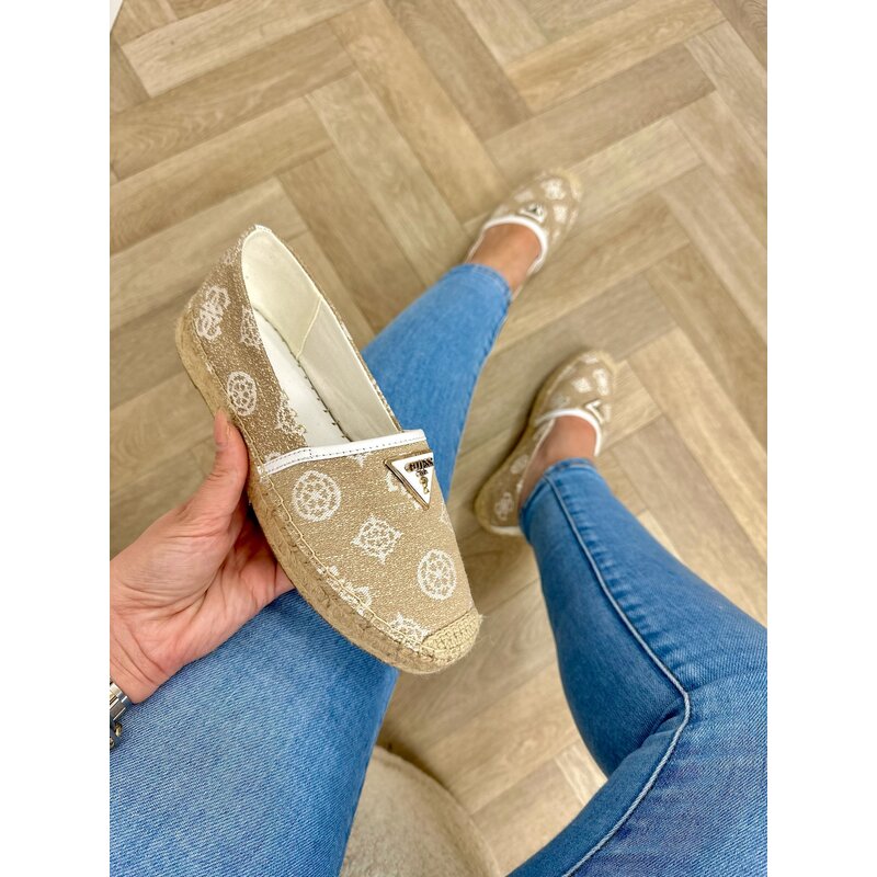 Espadrilles Logo White Guess 531