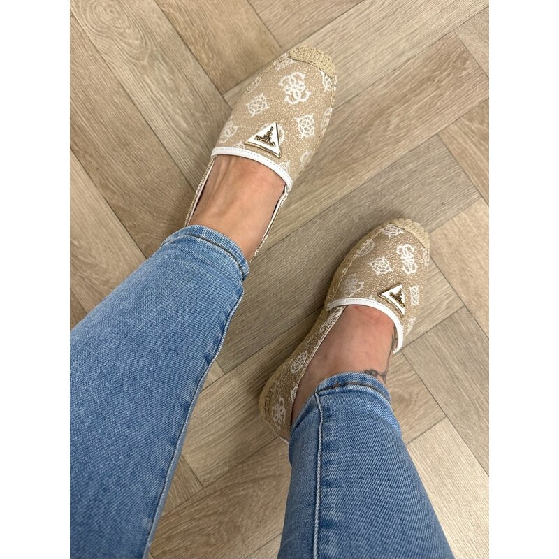 Espadrilles Logo White Guess 531