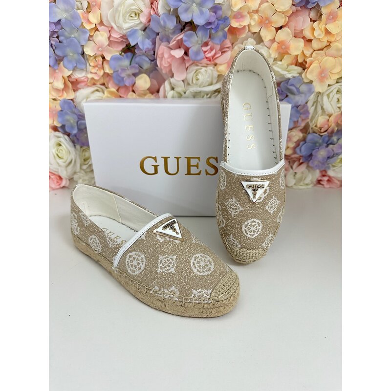 Espadrilles Logo White Guess 531