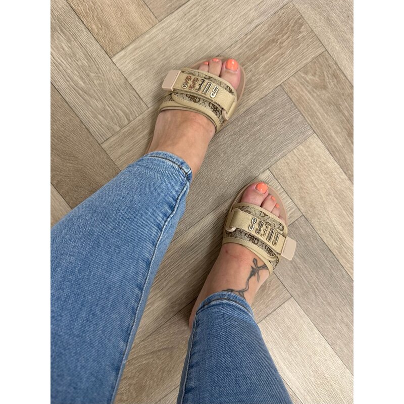 Slippers Elyze3 Gold Guess 523