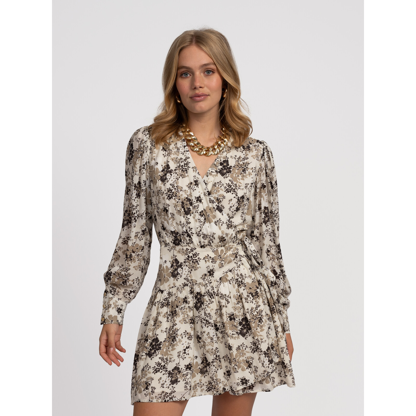 Nikkie Dress Wrap Kitale Cream Nikkie