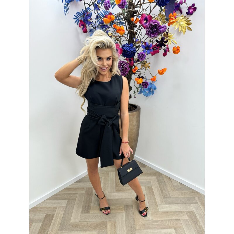 Jumpsuit Vienna Bow Black