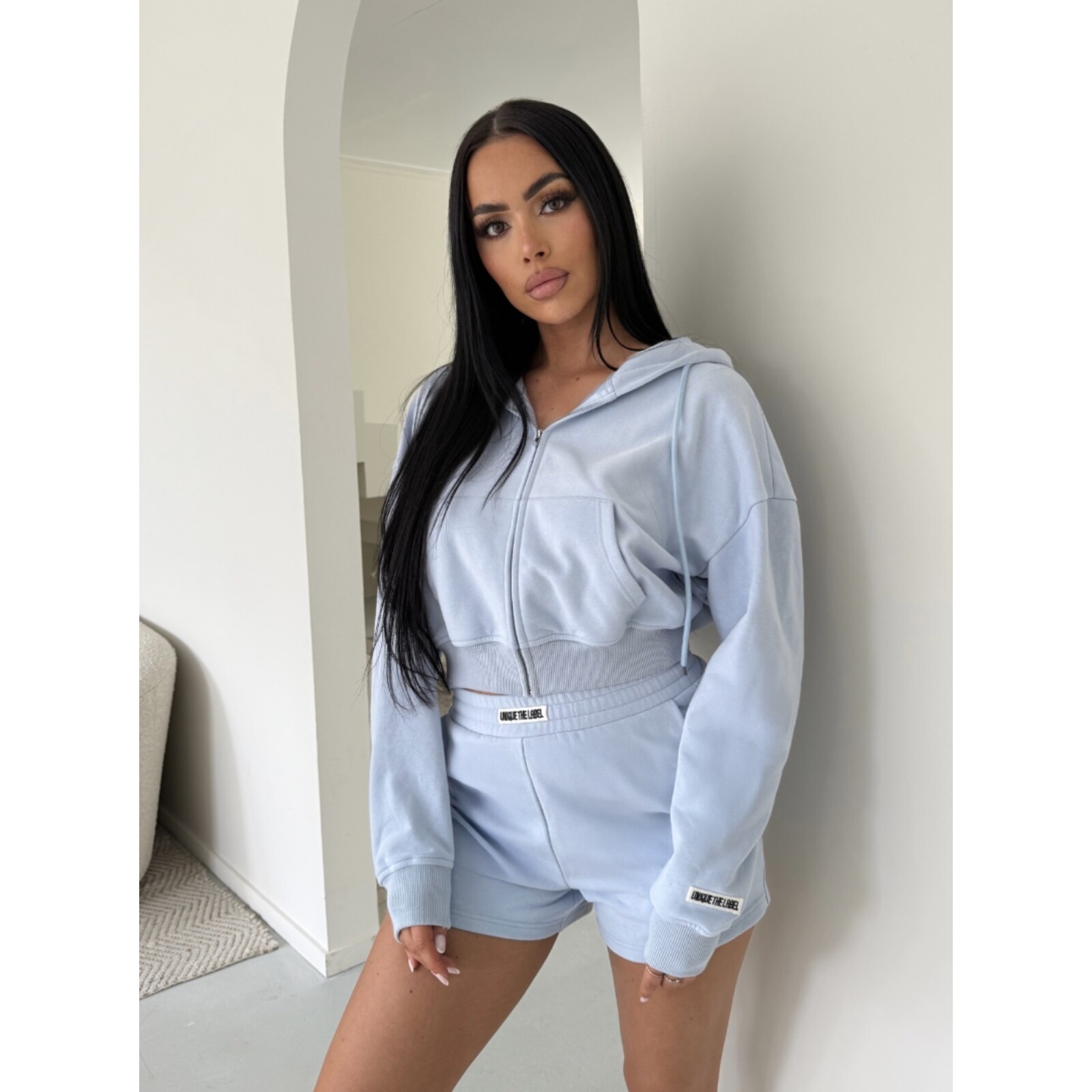 Unique The Label Vest Molly Sky Blue