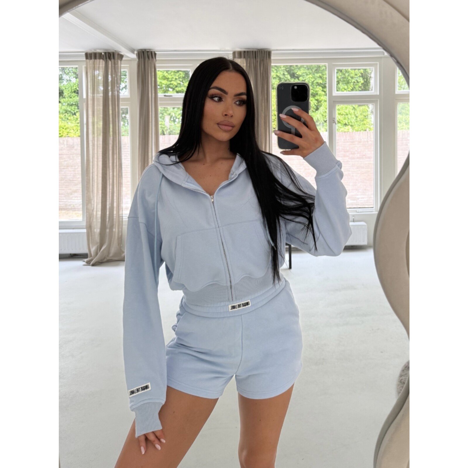 Unique The Label Vest Molly Sky Blue