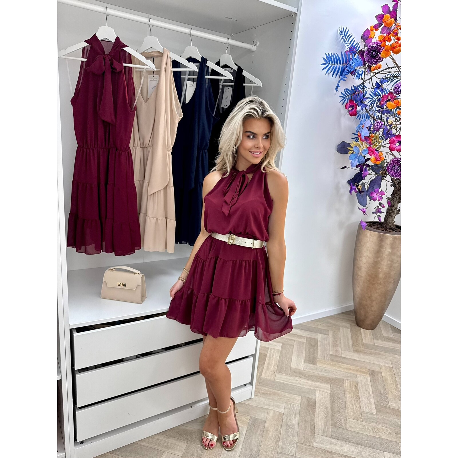 Dress Meccie Bordeaux