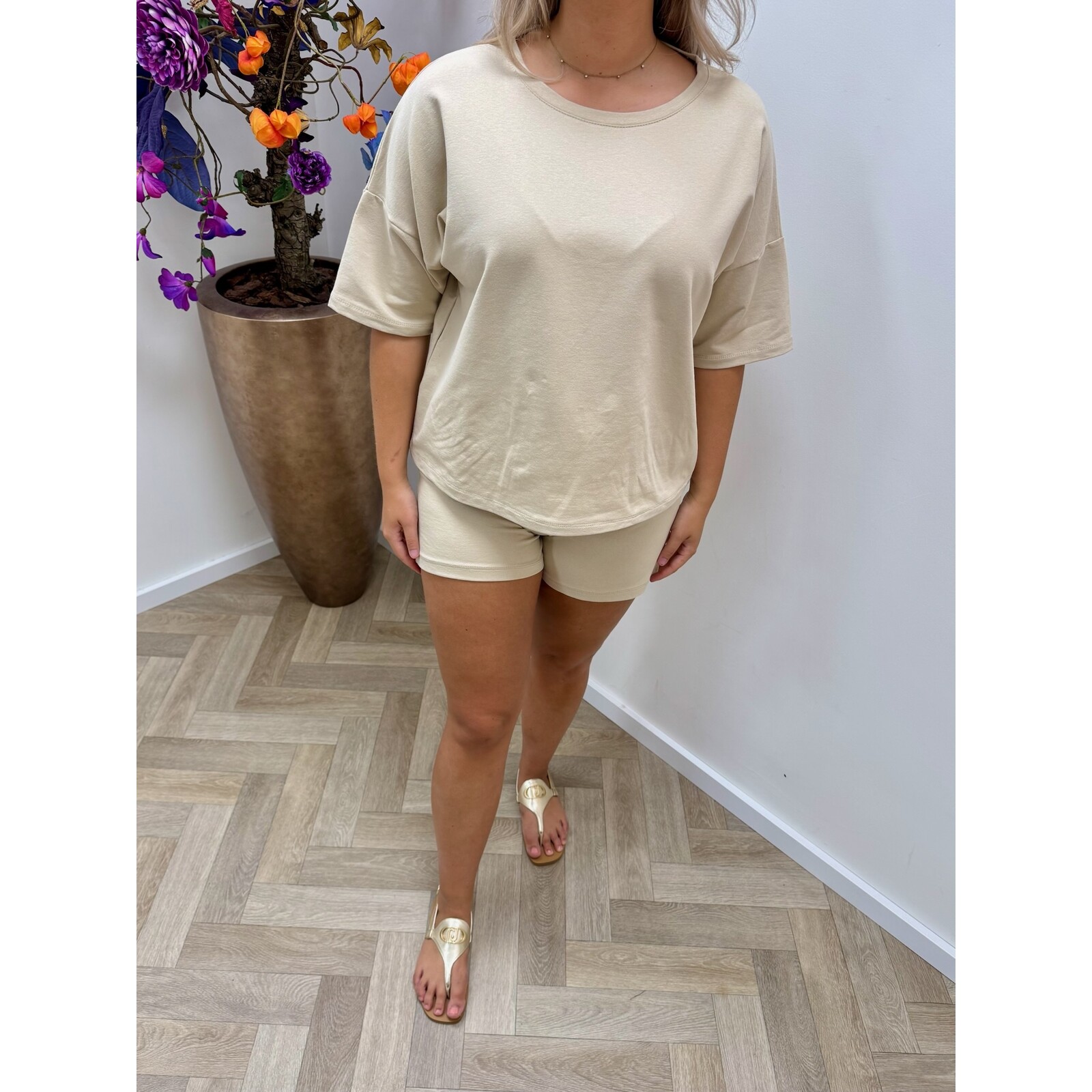 2 Delige Set Basic Summer Beige