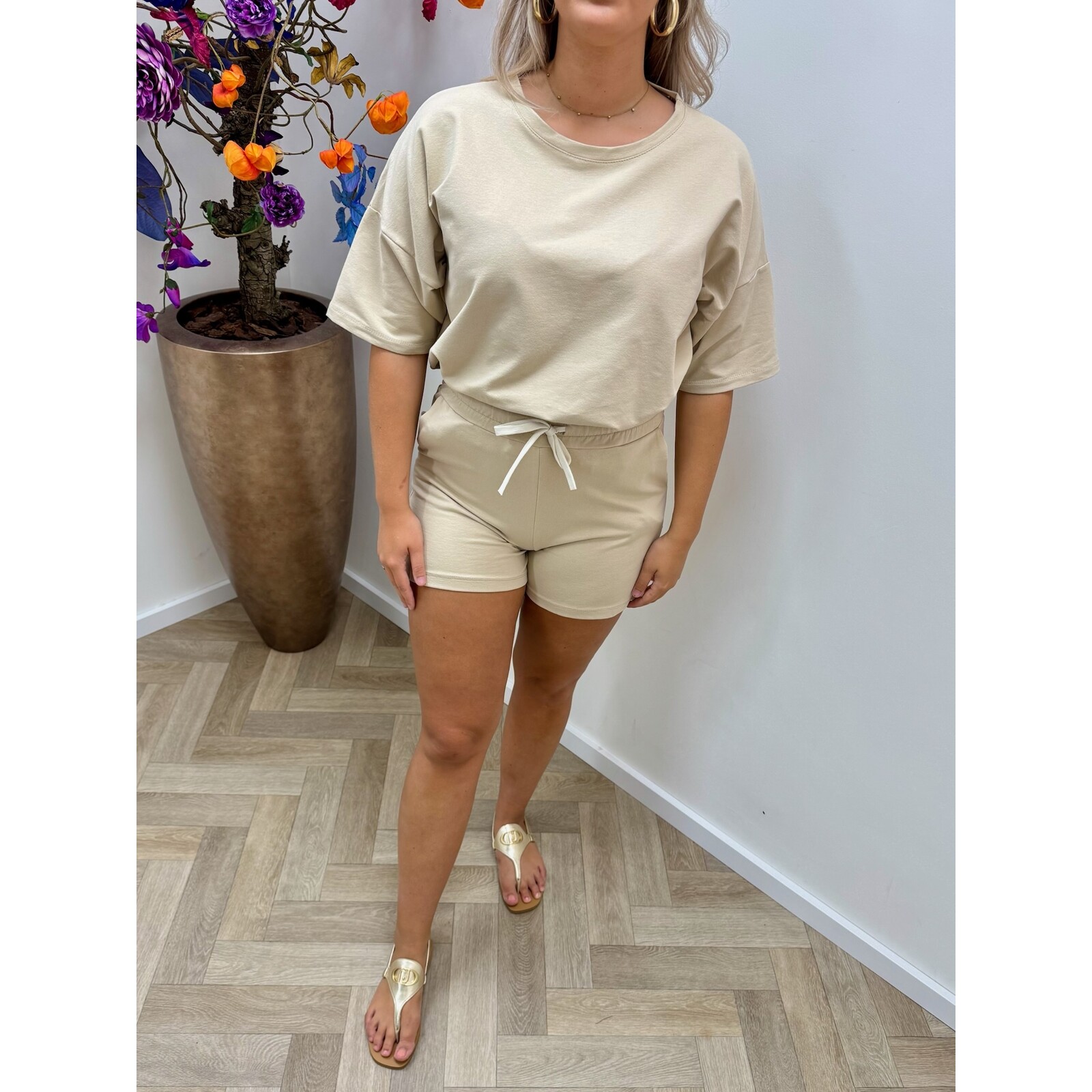 2 Delige Set Basic Summer Beige