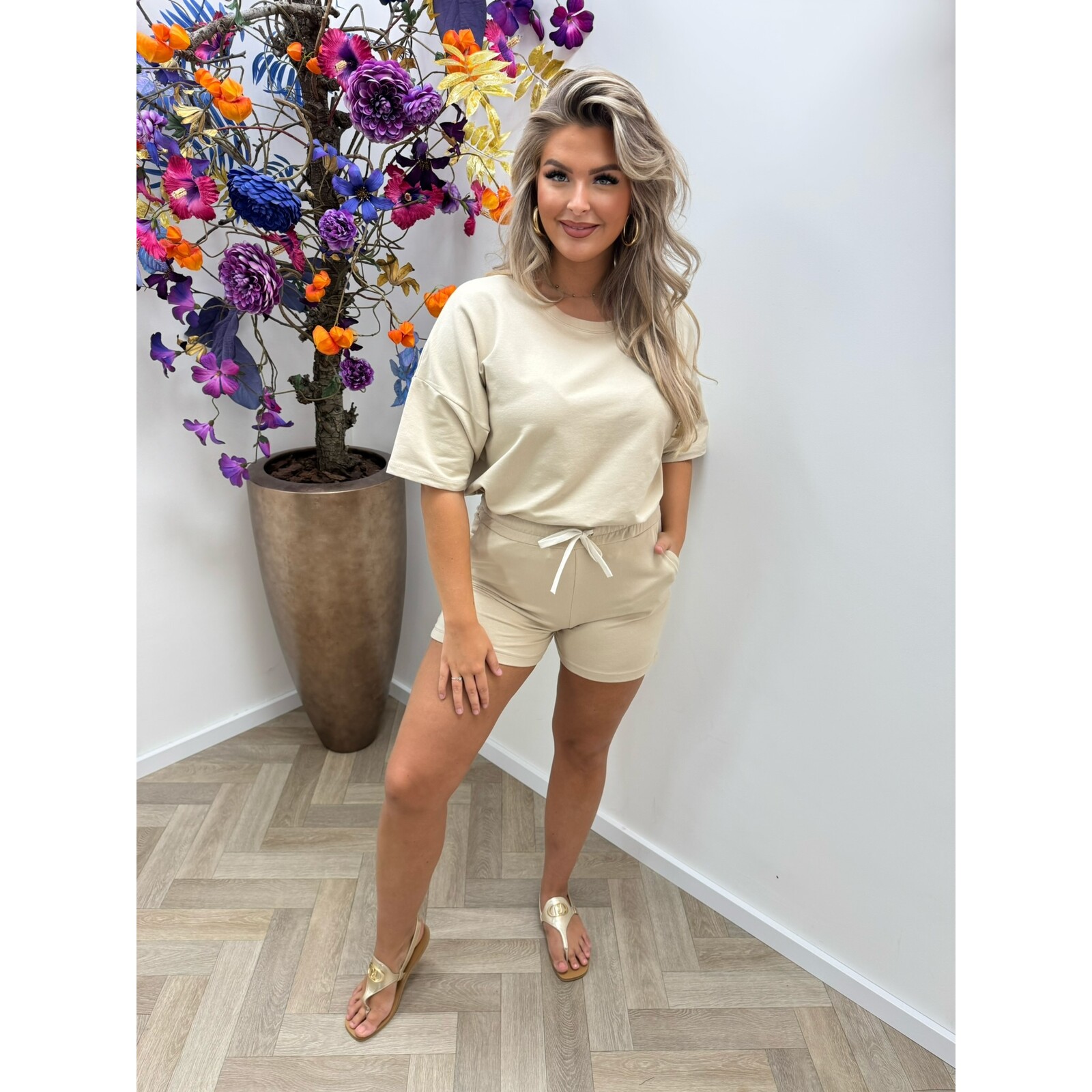 2 Delige Set Basic Summer Beige