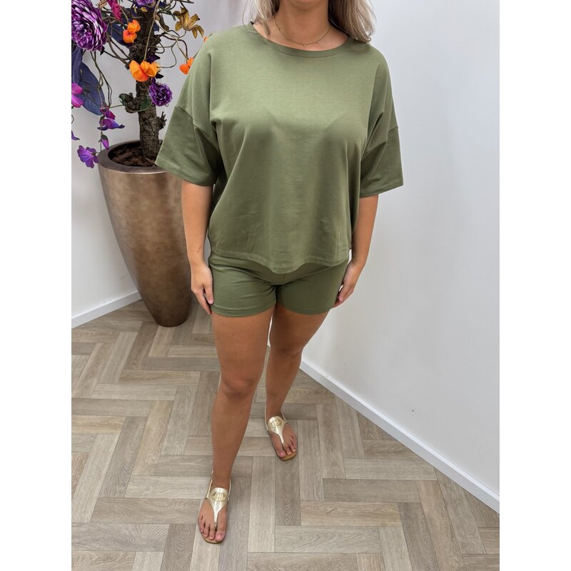 2 Delige Set Basic Summer Army