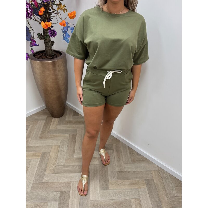 2 Delige Set Basic Summer Army