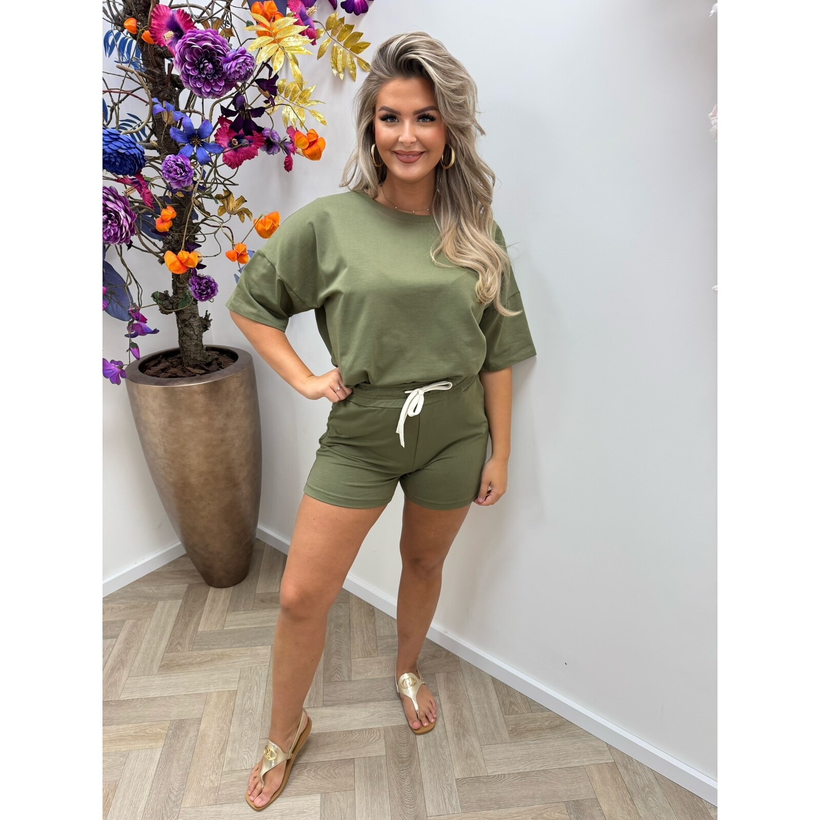 2 Delige Set Basic Summer Army