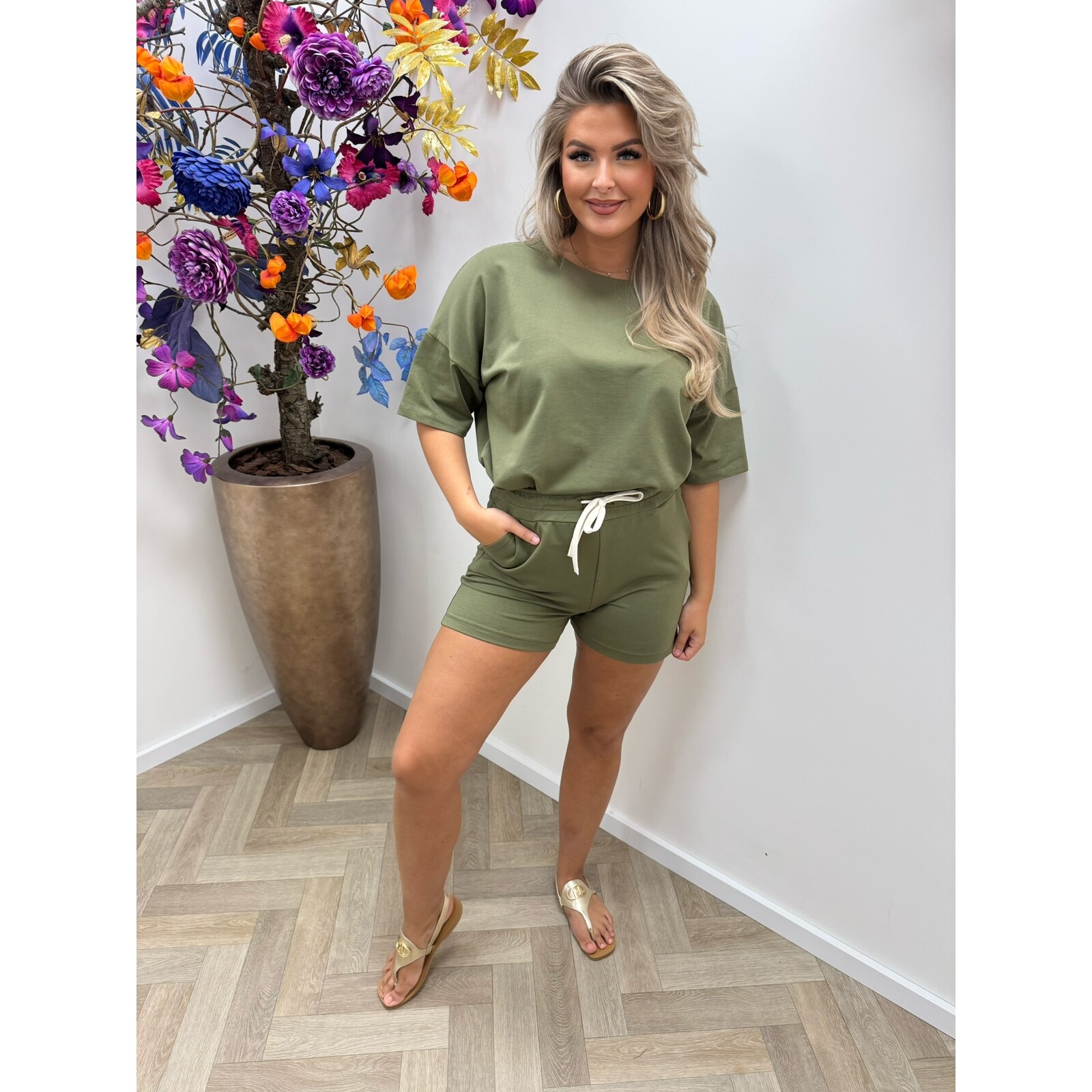 2 Delige Set Basic Summer Army