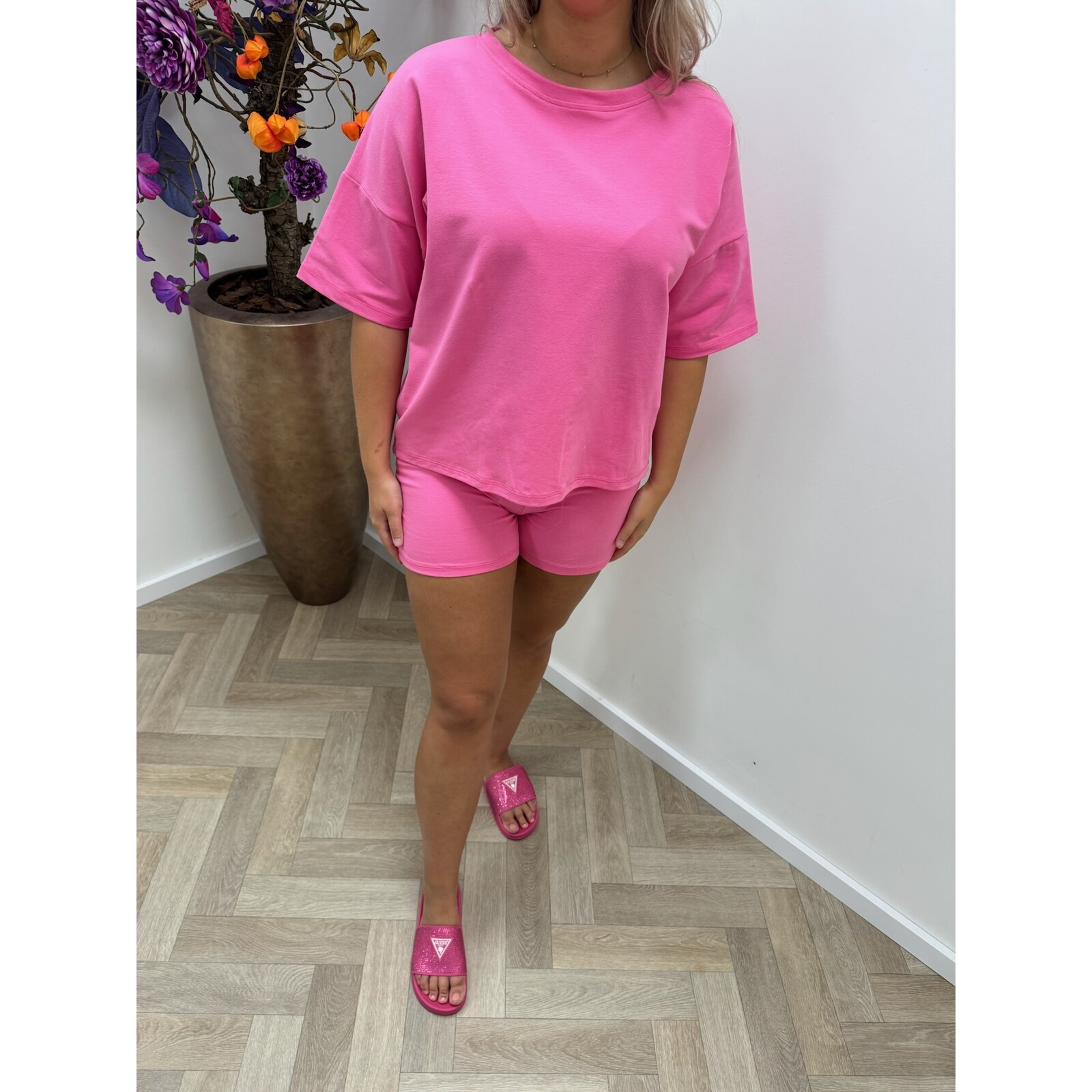 2 Delige Set Basic Summer  Pink