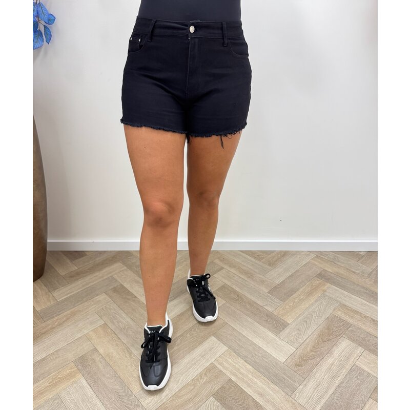 Short Folyrose Black Y-5191-1