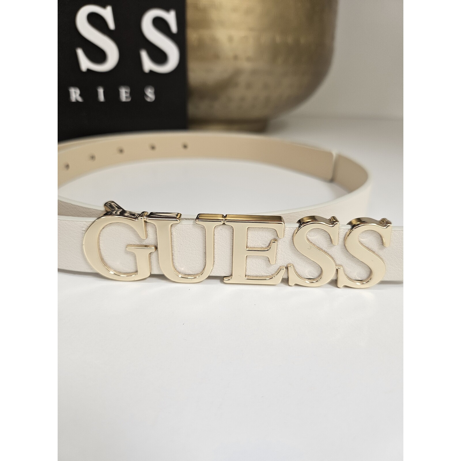 Guess Belt Lefla Off White  Guess 535