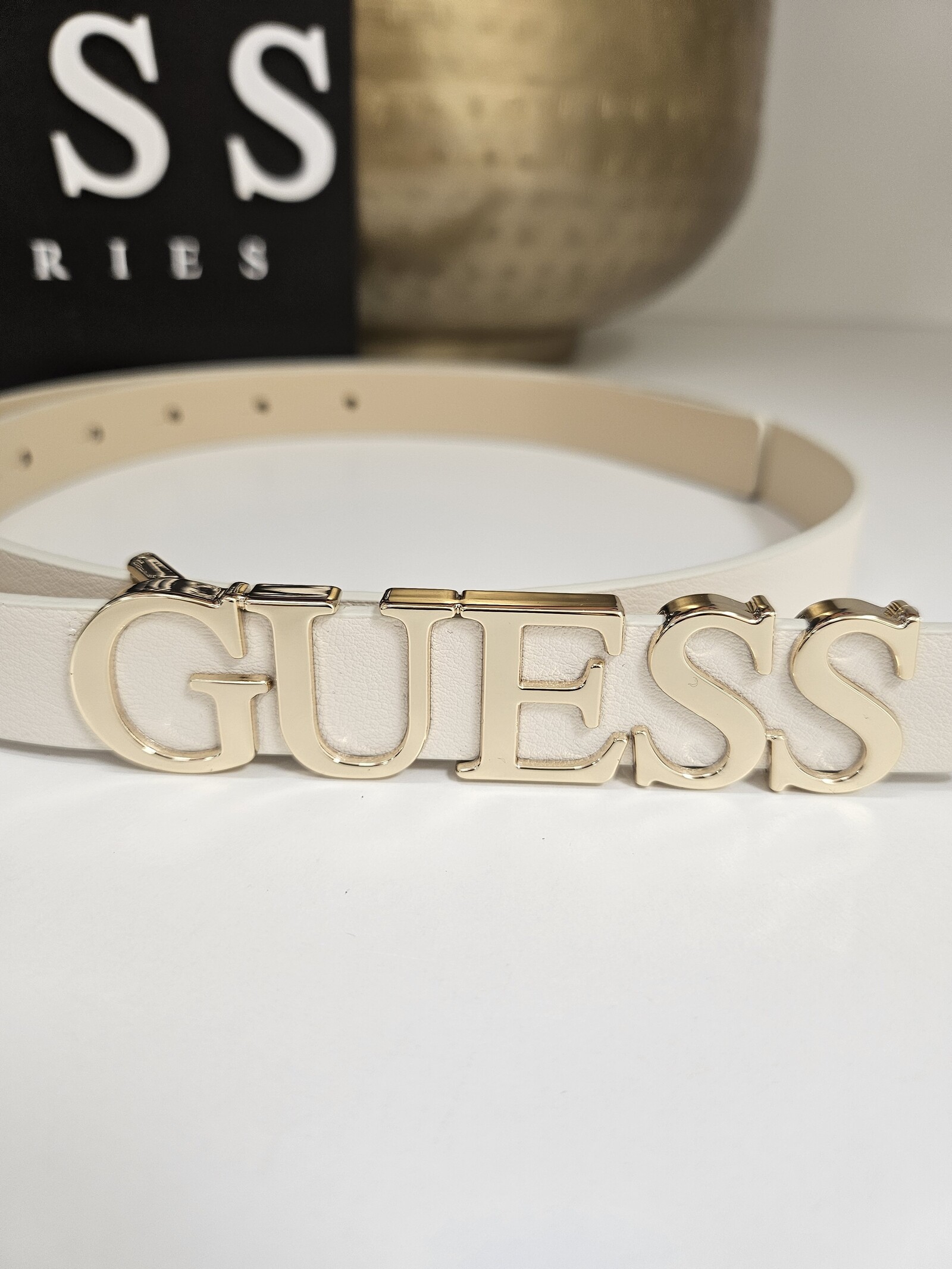 Guess Belt Lefla Off White  Guess 535