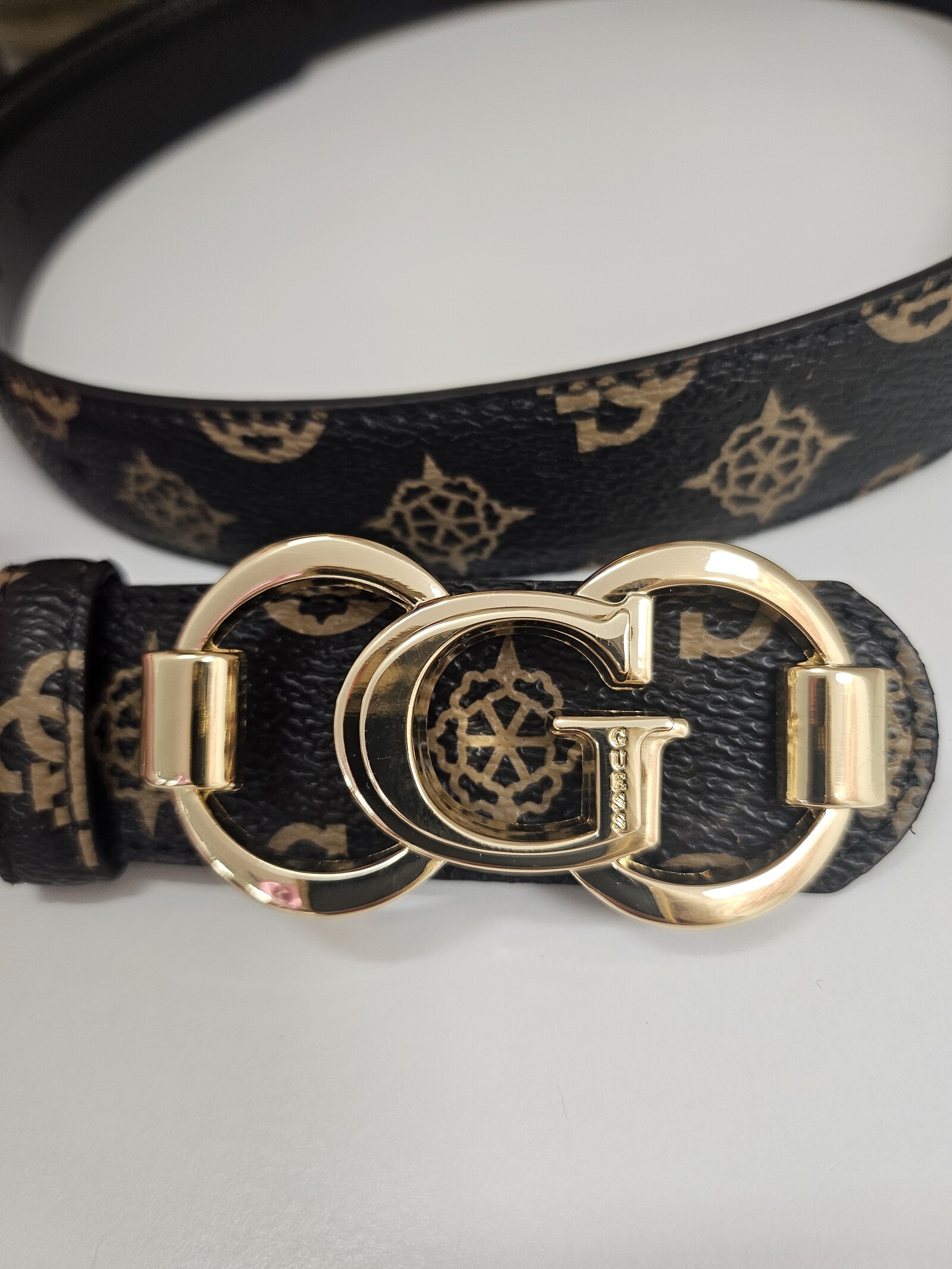 Guess Belt Adi Logo Mocha Guess 540