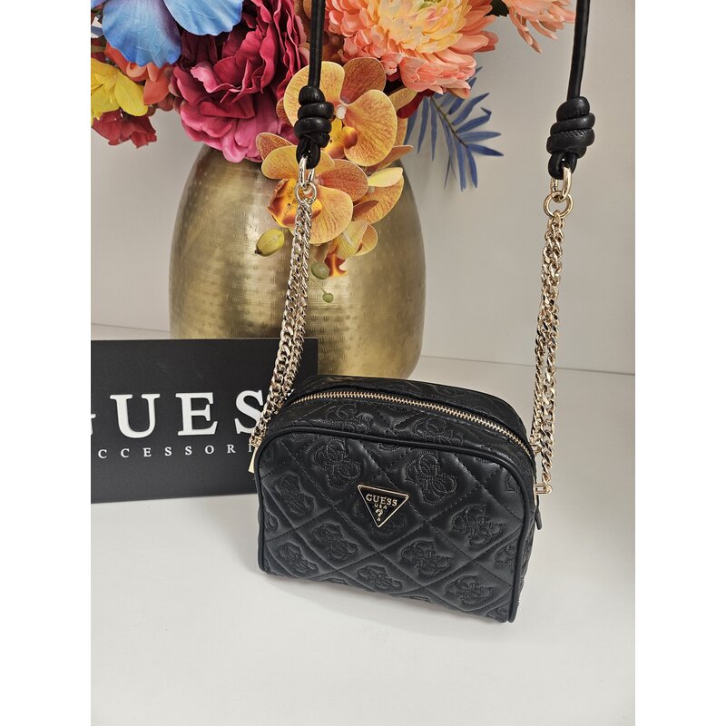 Crossbody Camera Adelasia Black Guess 542
