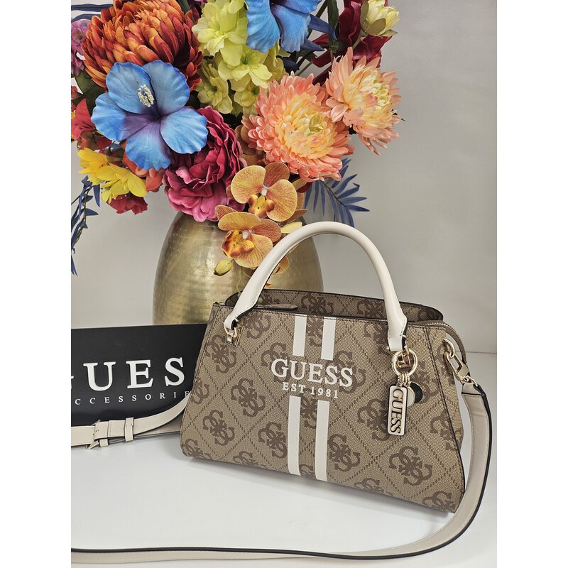 SachelBag Noelle Luxury Logo Latte Guess 545