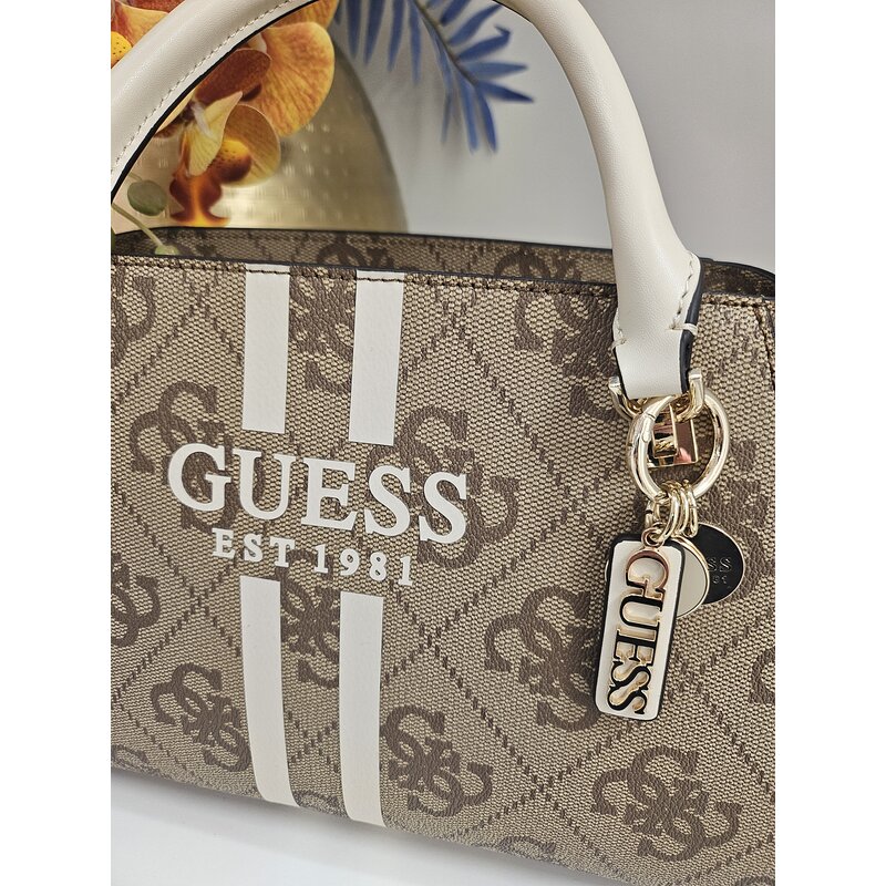 SachelBag Noelle Luxury Logo Latte Guess 545