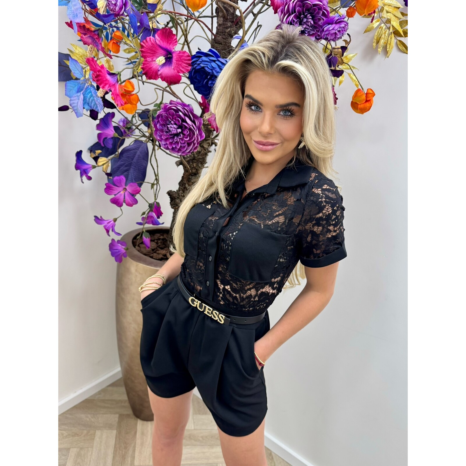 Jumpsuit Missy Lace Black
