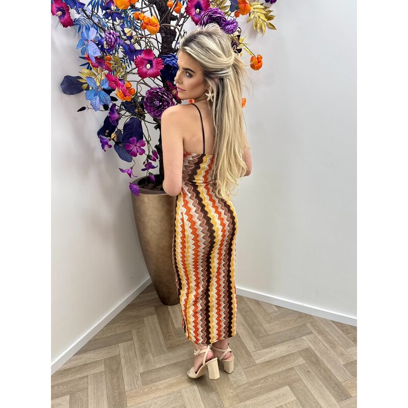 Long dress Missonia Toffee