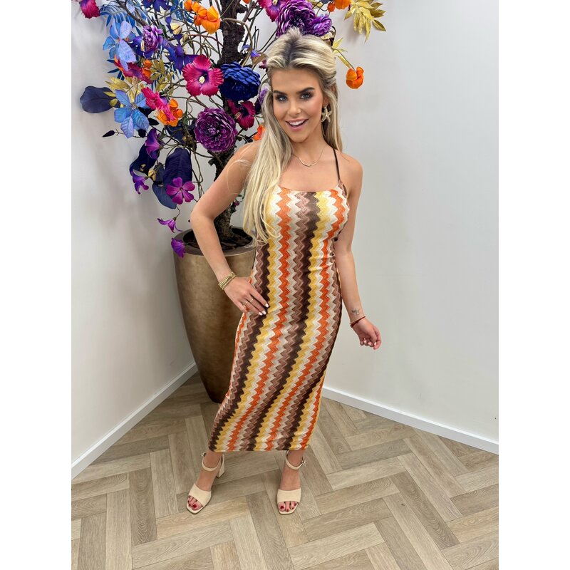 Long dress Missonia Toffee