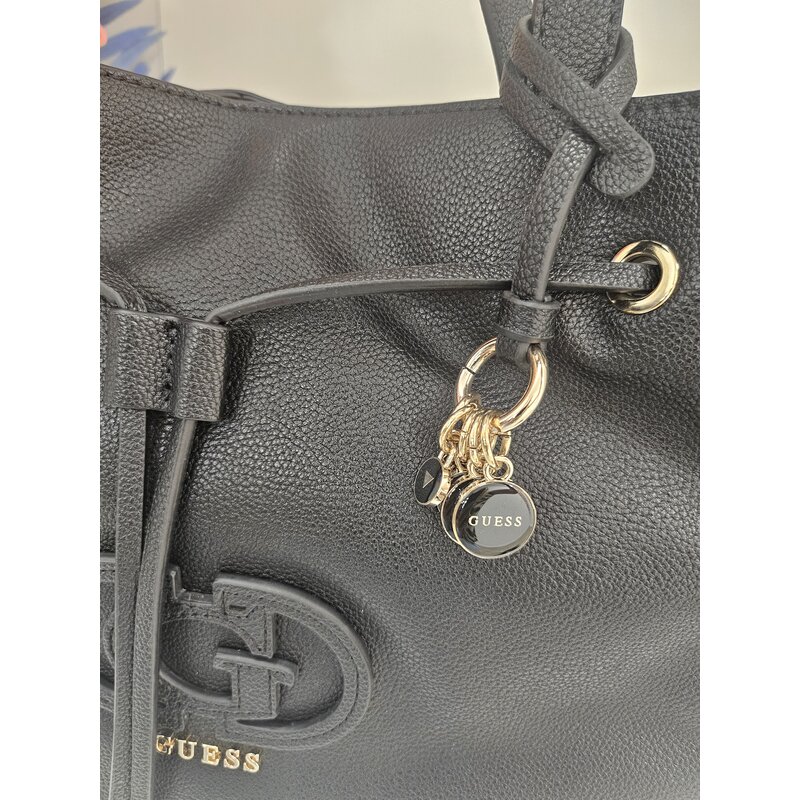 Bag Calebra Drawstring Tote Black Guess 558