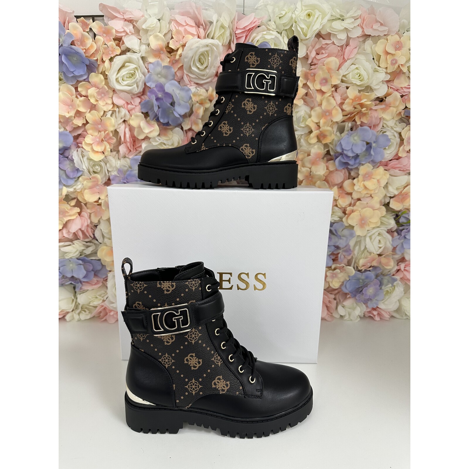 Guess Boots Oranda Logo Brown Guess 570