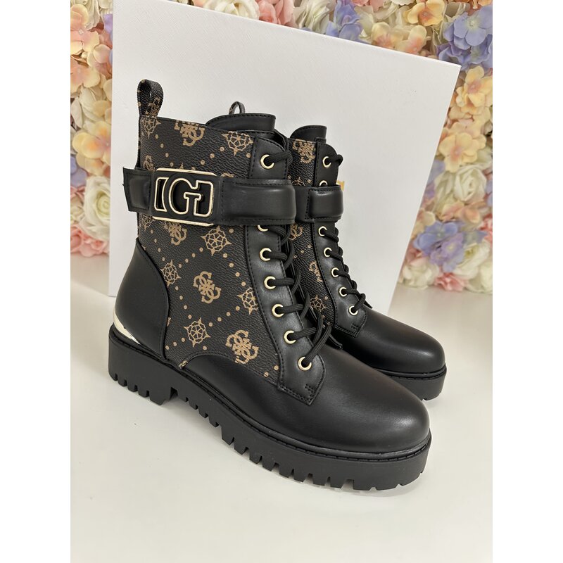 Boots Oranda Logo Brown Guess 570
